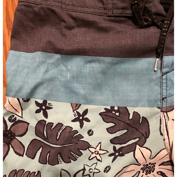 O'Neill Board Shorts Mens 40 8" Colorblock Floral Beach Swim Trunks - Picture 2 of 7